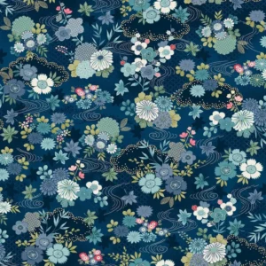 Tissus - Kasumi Harmony Blue