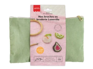 DIY MERCERIE - Mes broches en broderie Luneville