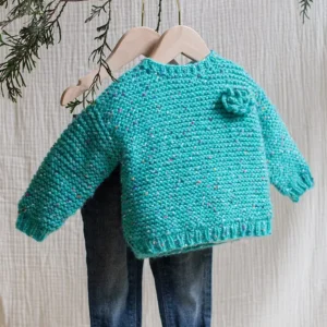 Pull à fleurs
