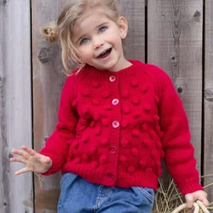 Cardigan à noppes