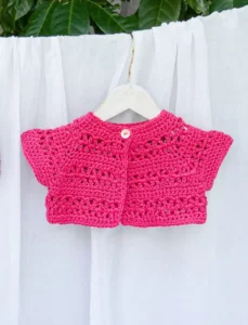 Boléro au crochet