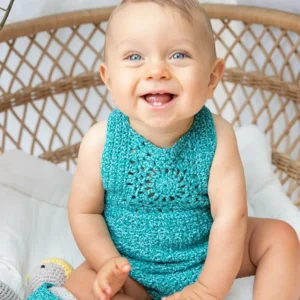 Barboteuse au crochet
