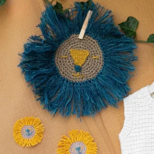 Déco lion au crochet
