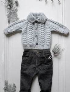 Veste à torsades