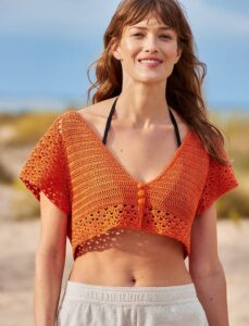 Boléro au crochet