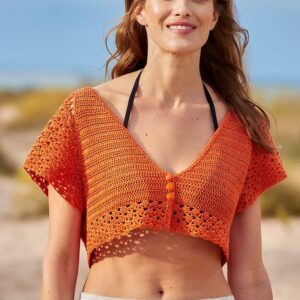 Boléro au crochet