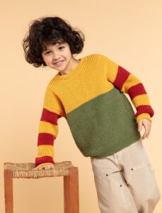 Pull en côtes perlées