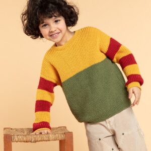 Pull en côtes perlées