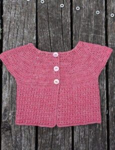 Cardigan au crochet