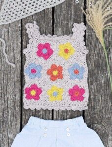 Débardeur au crochet
