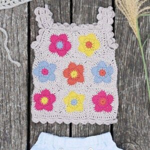Débardeur au crochet