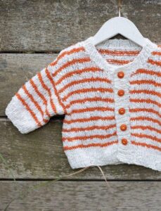 Cardigan rayé
