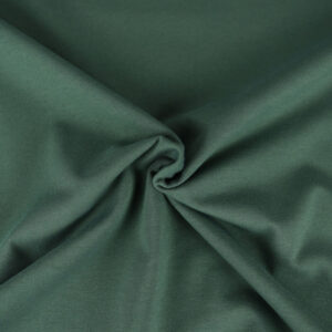 Tissus - Jersey Coton Vert Foncé