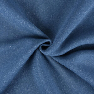 Tissus - Sweat Lurex Indigo Bleu
