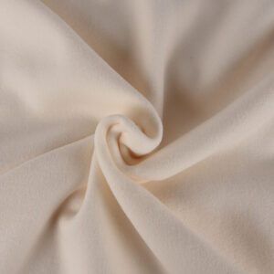 Tissus - Coton Polaire BIO Ecru
