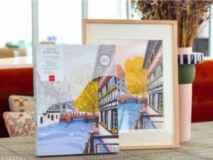 Coffret peinture au numéro - Petite France par Camille Clerc