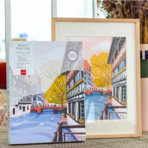 Coffret peinture au numéro - Petite France par Camille Clerc