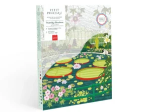 Coffret peinture au numéro - Waterlily Glasshouse par Elaine Lee