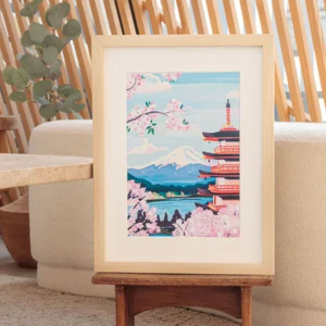 Coffret peinture au numéro - Mont Fuji